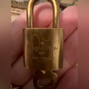Louis Vuitton Luxurious Brass Padlock